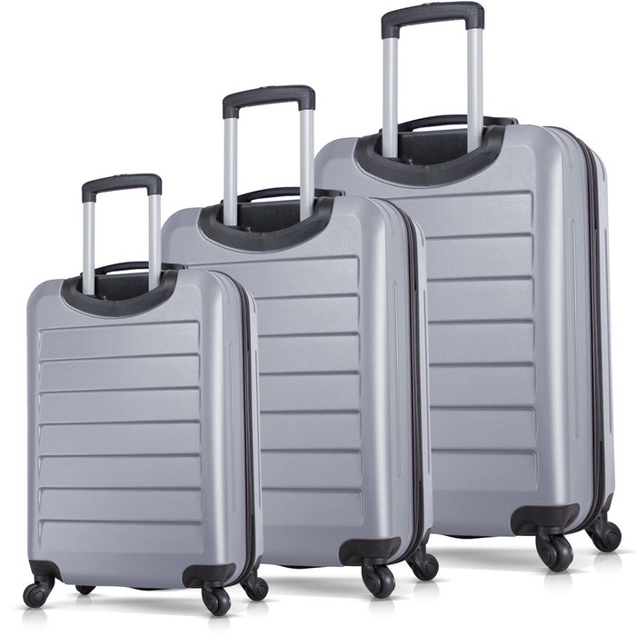Zoozie Bags Juego de maletas de 3 piezas Gris Zoozie Bags Juego de maletas de 3 piezas Gris